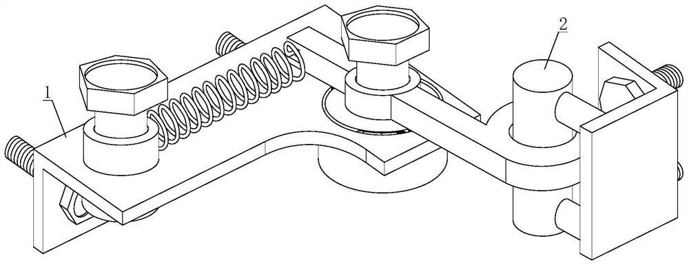 Wooden door self-locking device with noise elimination function