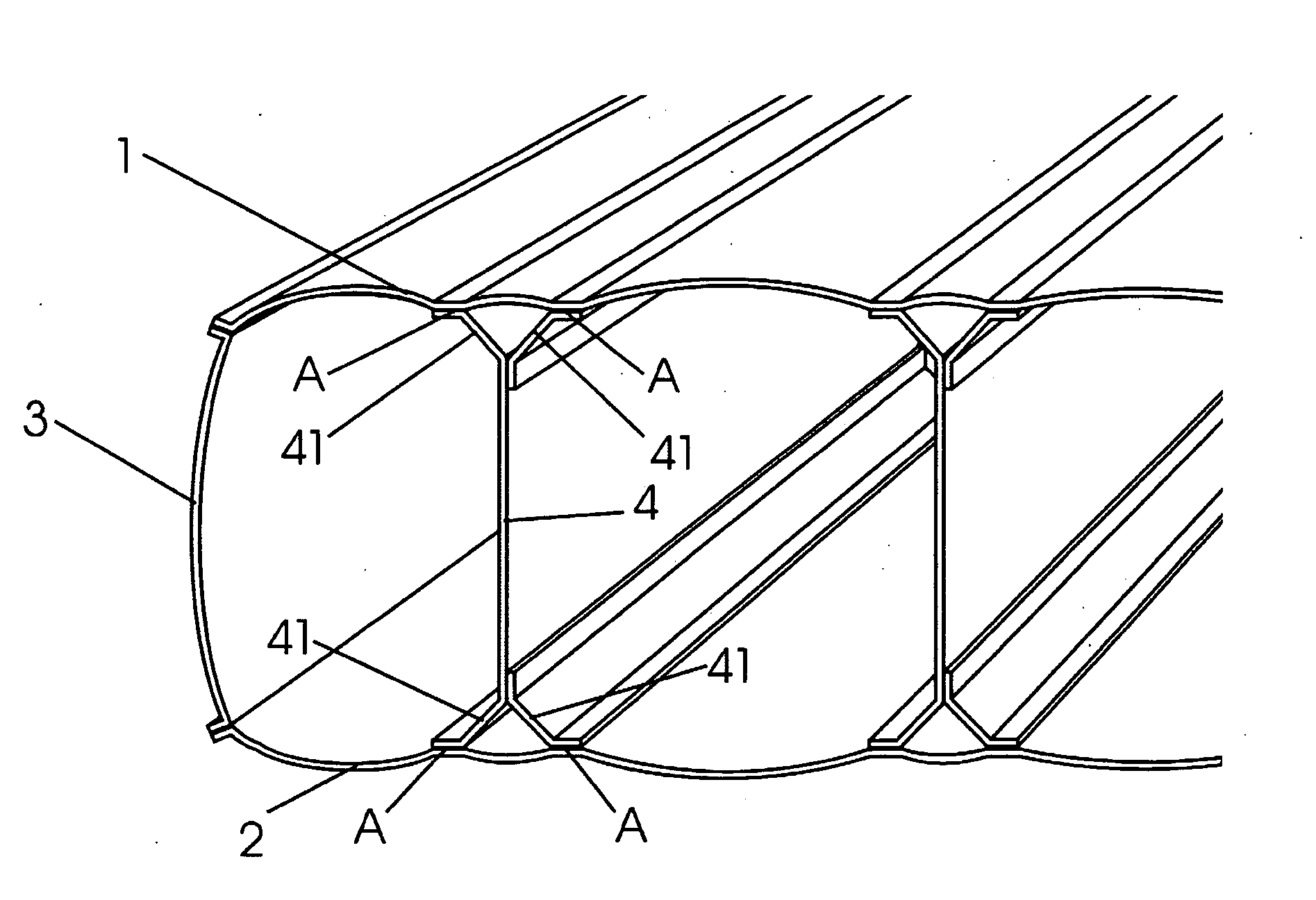 Beam construction of air mattress