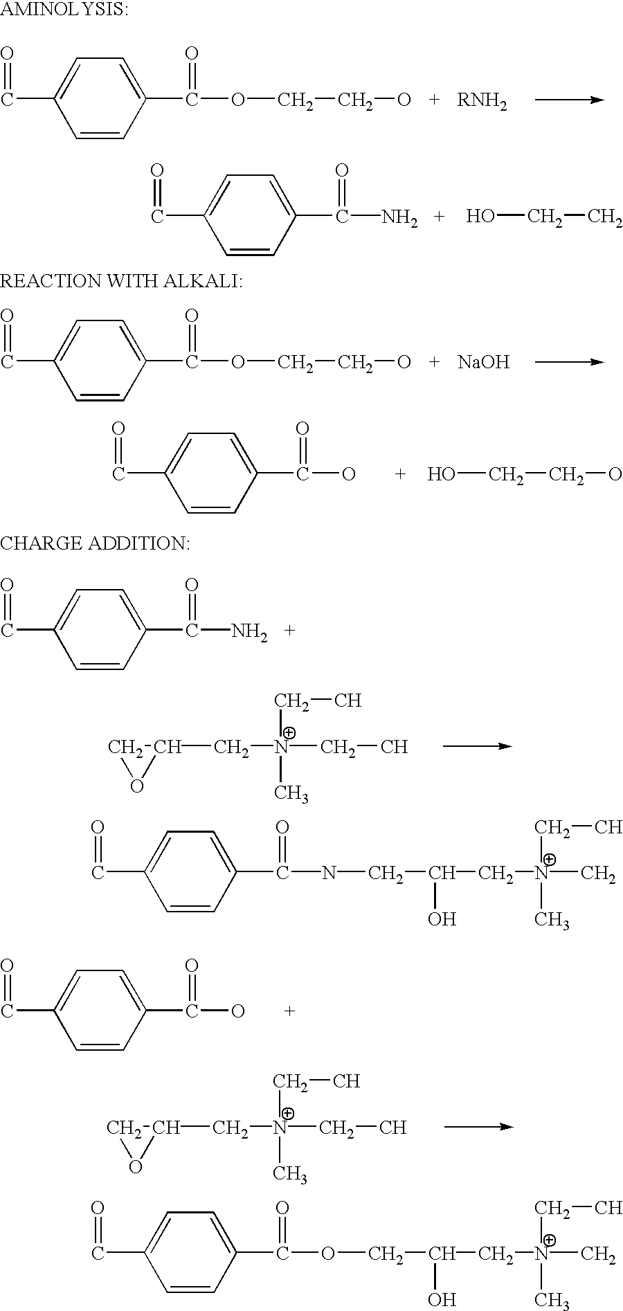 Charge-modified dye absorption media