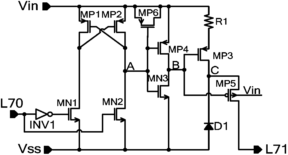 Startup circuit and power supply system integrated with same