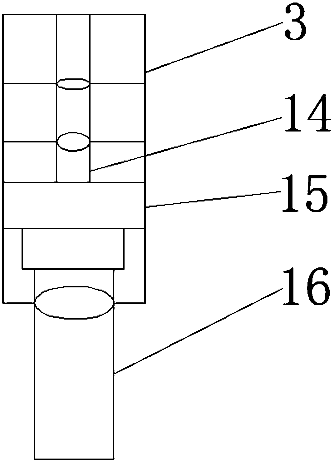 Tea carding machine