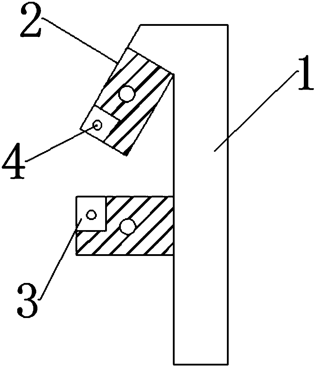 Hard alloy material for preparing bevelling machine special cutter and preparation method thereof