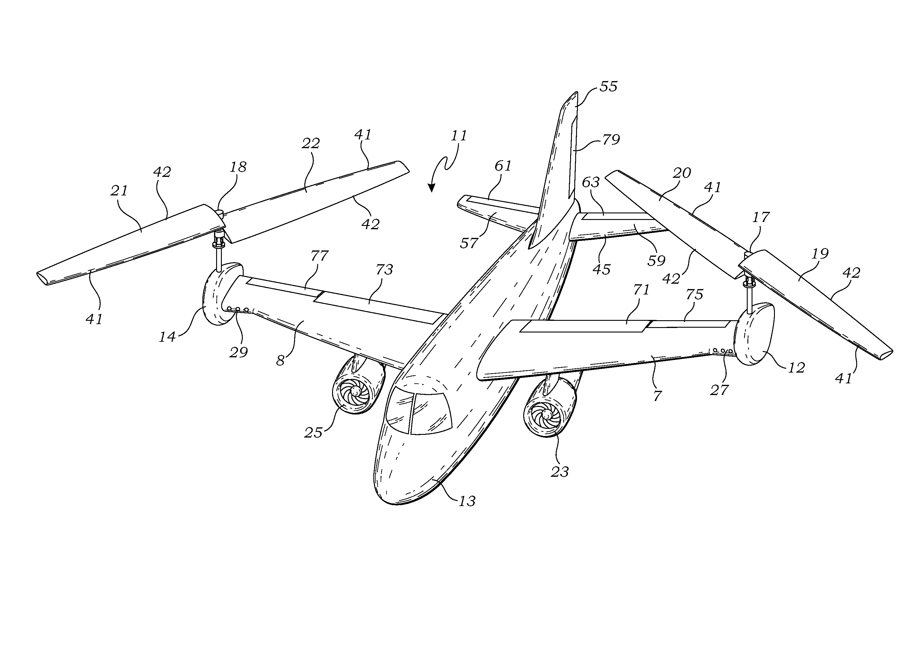Rotor for a dual mode aircraft