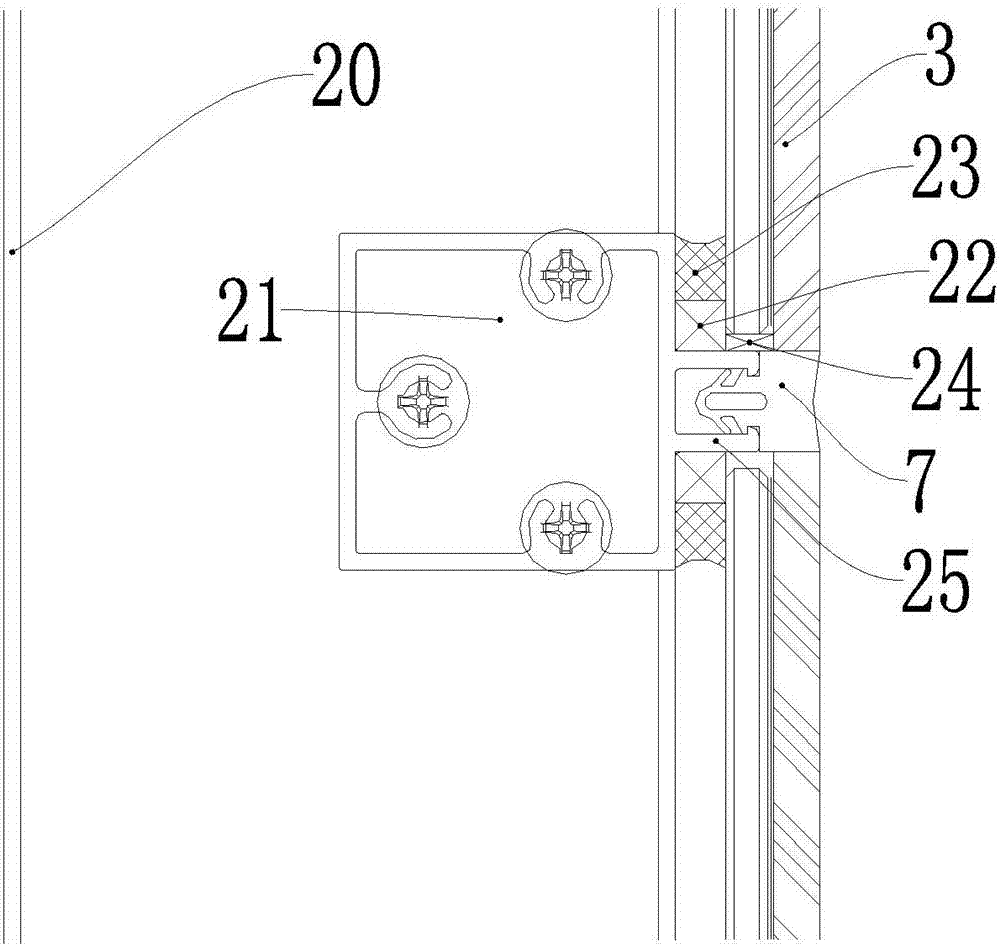 Composite board unit body, curtain wall system thereof and installing technology