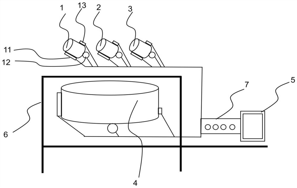 Multi-pot linkage intelligent cooking device and method thereof