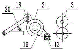 Yarn twisting and winding device