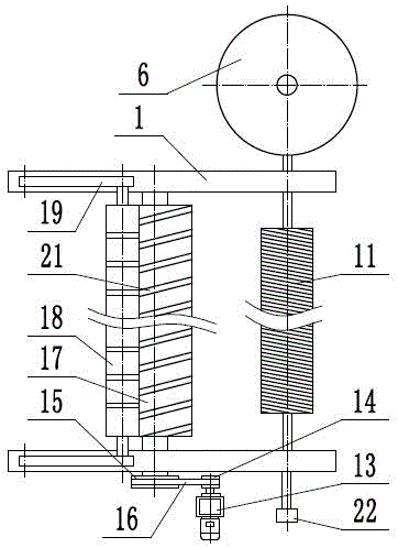 Yarn twisting and winding device