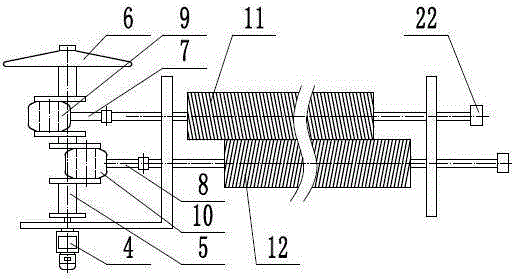 Yarn twisting and winding device