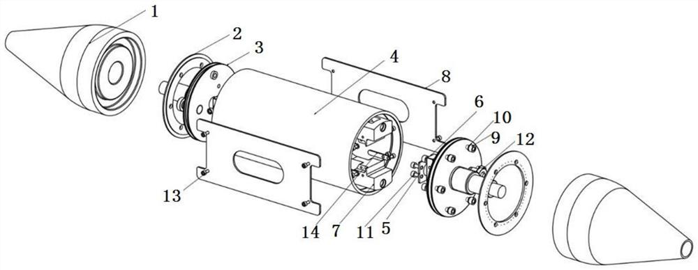 Sea-land connector box for low-temperature environment and installation method