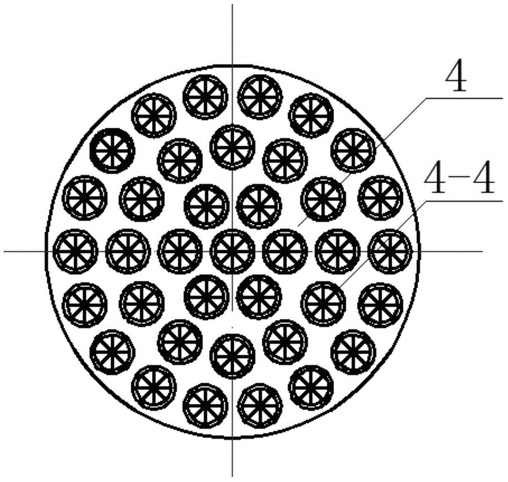 Smoke washing device with scaling-shaped hole plate