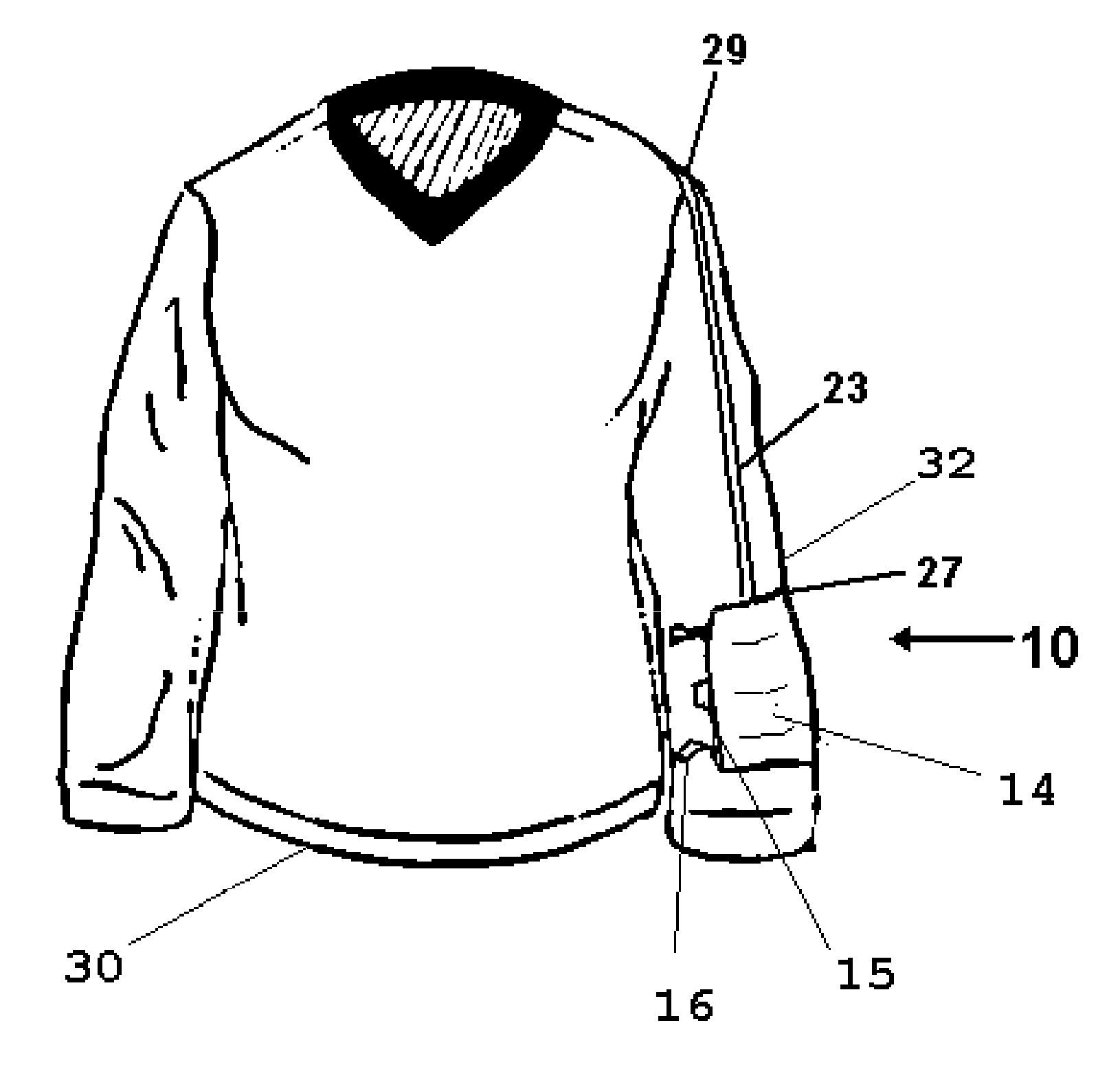 Garment pocket for touch screen mobile devices
