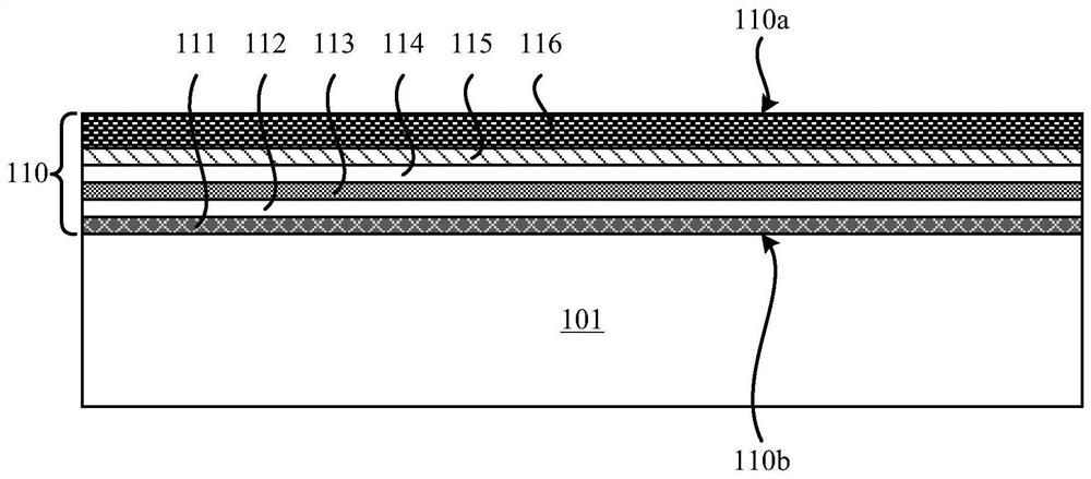 Deep ultraviolet LED chip with vertical structure, manufacturing method and epitaxial structure