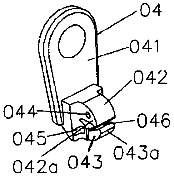 One-handed lock clip