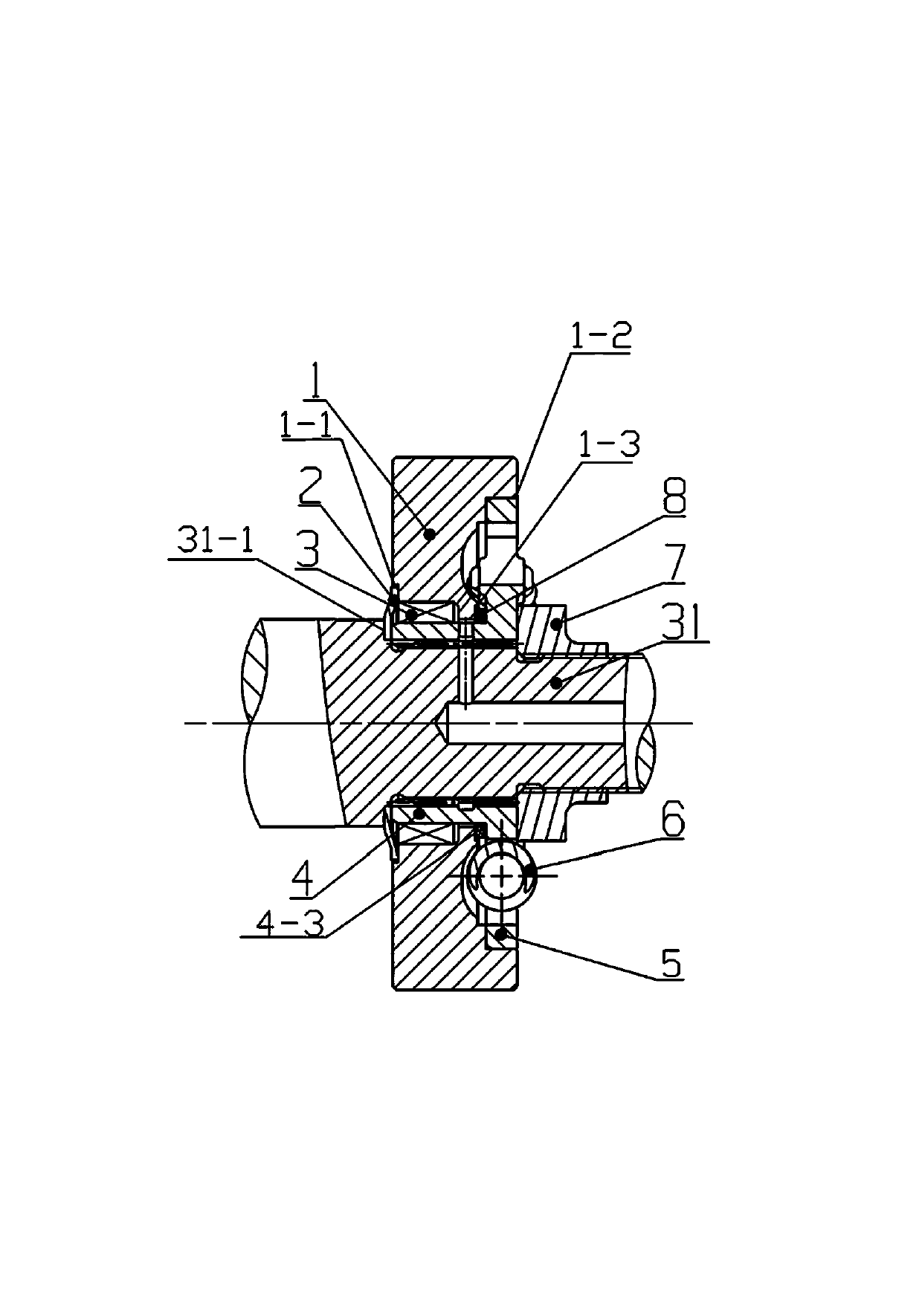 Gear torsional vibration absorber structure and gear torsional vibration method