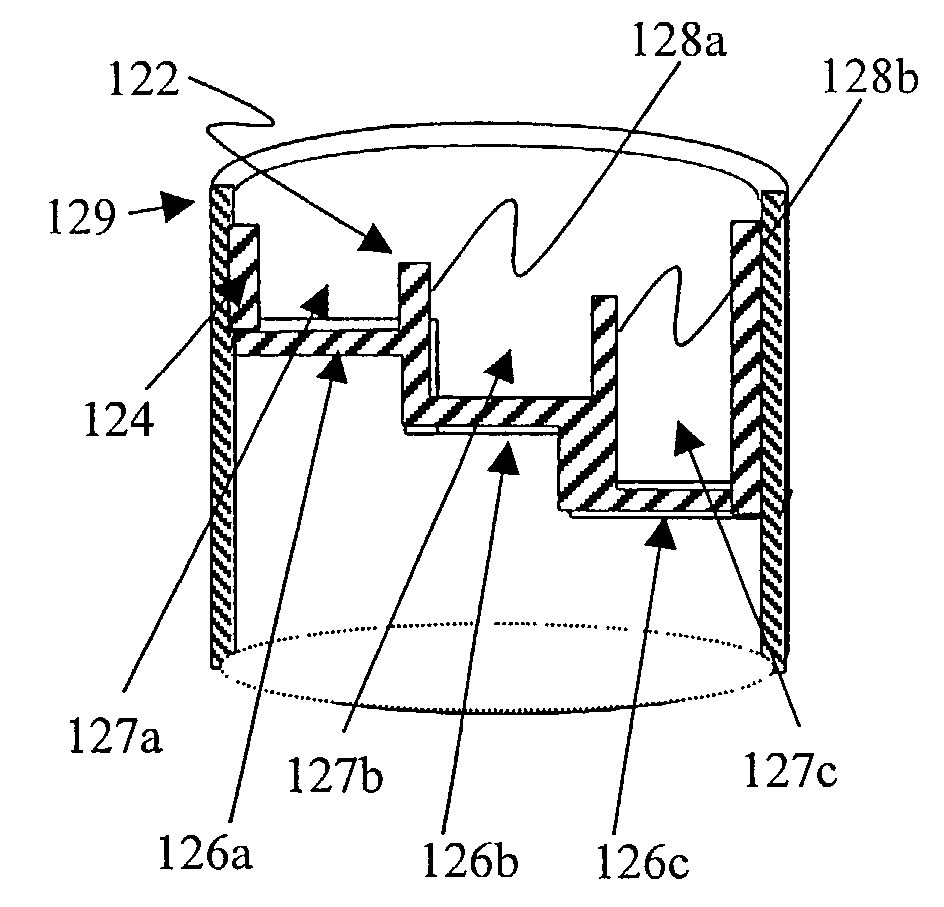 Filter devices for depositing material and density gradients of material from sample suspension