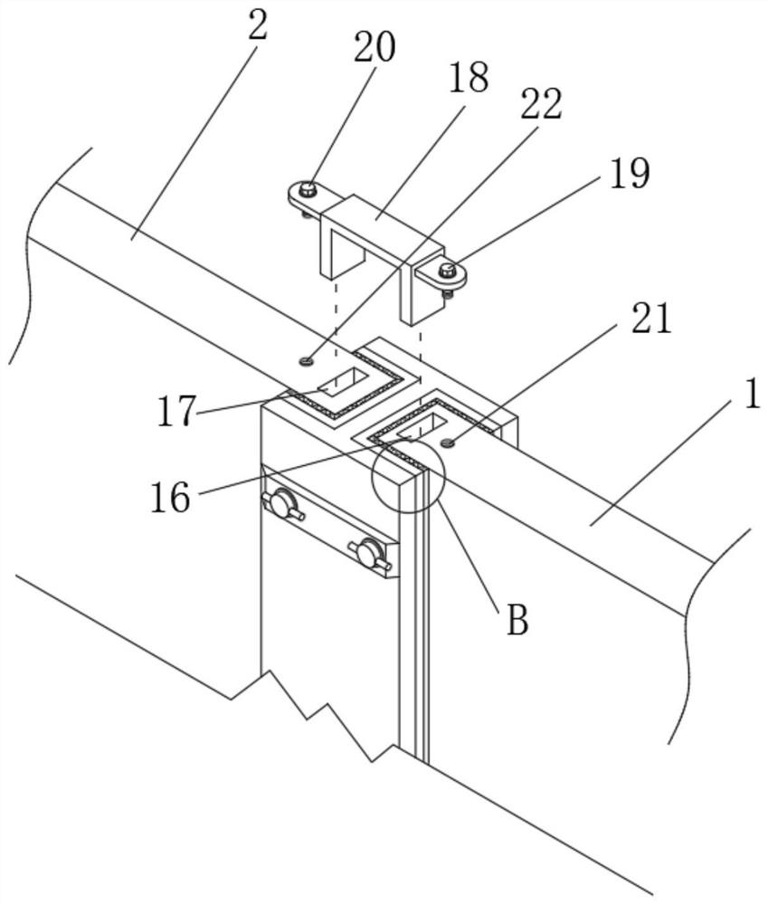 Fabricated building external wall panel vertical seam connecting joint