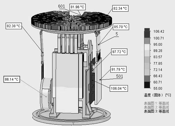 Heat dissipation type explosion-proof structure of laser scanner