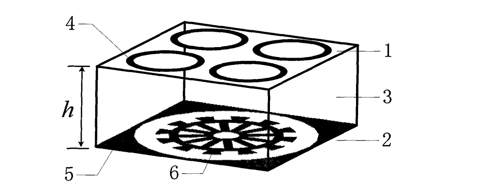 Double-frequency-band frequency selective surface reflector plate applied to reflector antenna