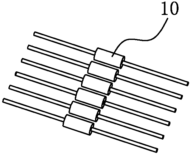Pin shearing and bending structure