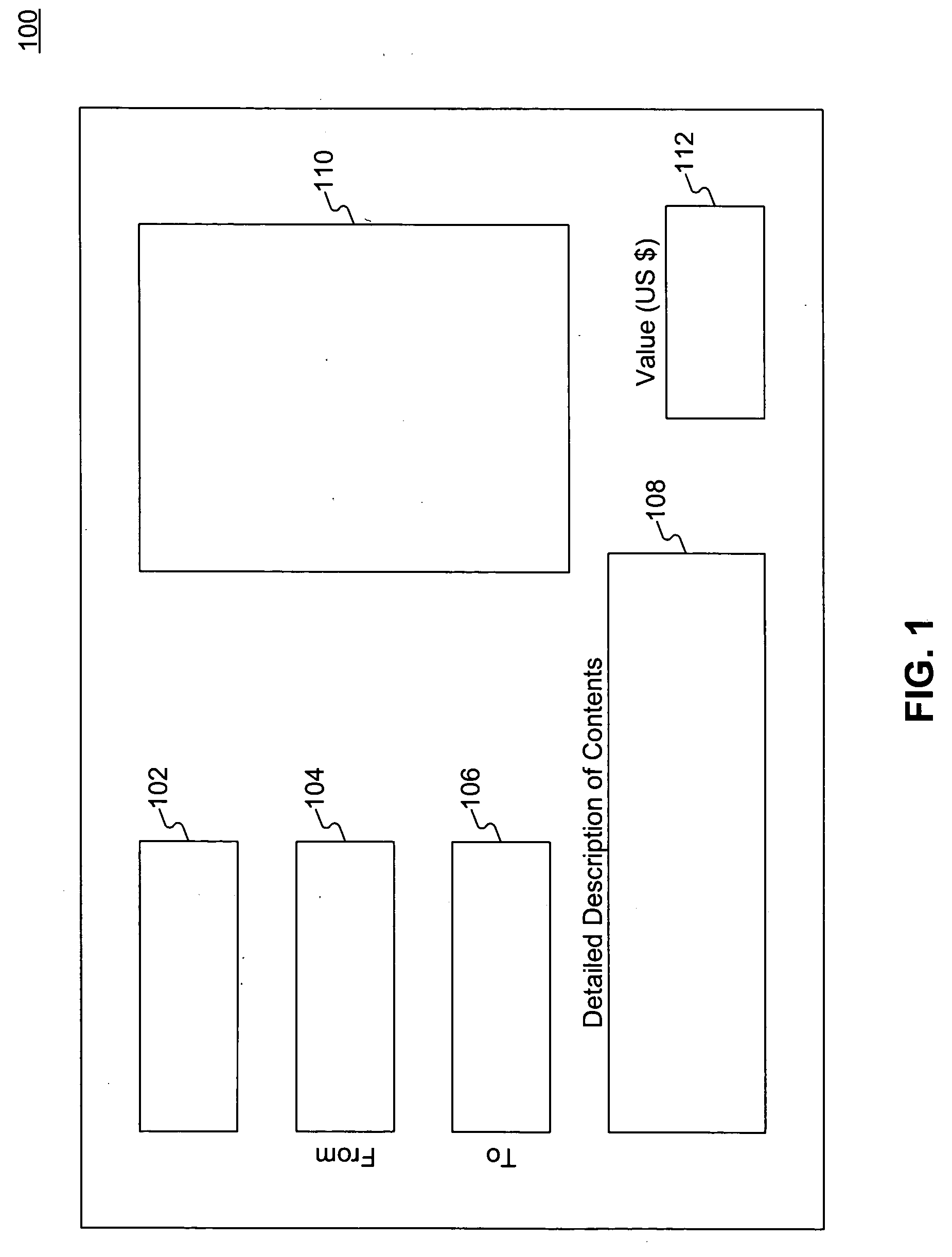 Method and system for providing electronic customs form