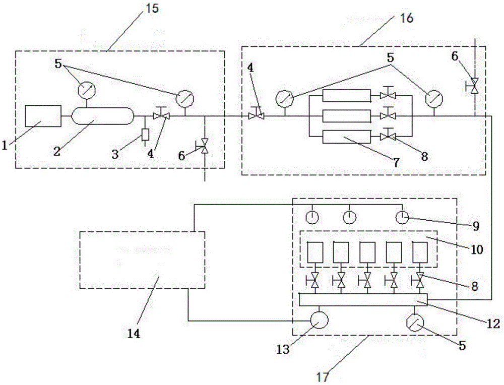 System for detecting gas tightness of compressed natural gas dispenser