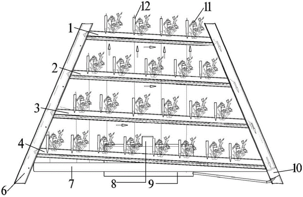 Tower-type stereoscopic cultivation frame and tower-type stereoscopic cultivation device