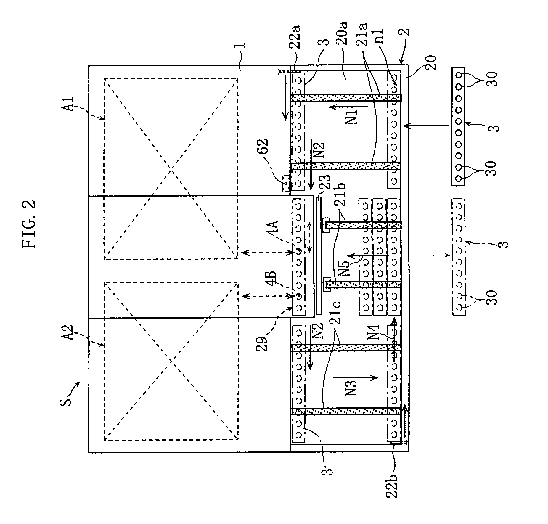 Analysis method, analysis device, program used to implement said analysis method, and storage medium and retrieval device for this program