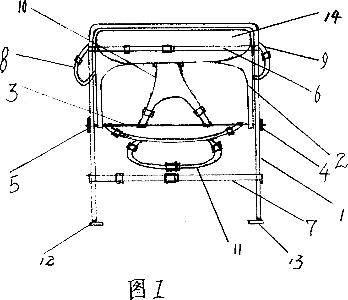 Seating stands for children of automobile