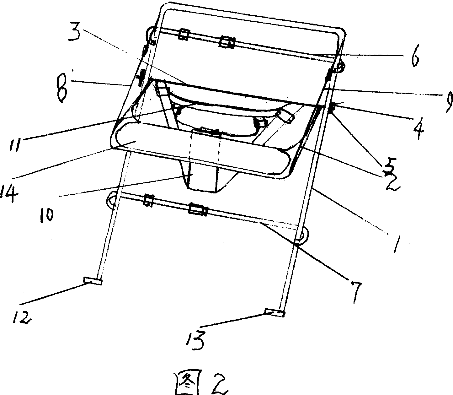 Seating stands for children of automobile