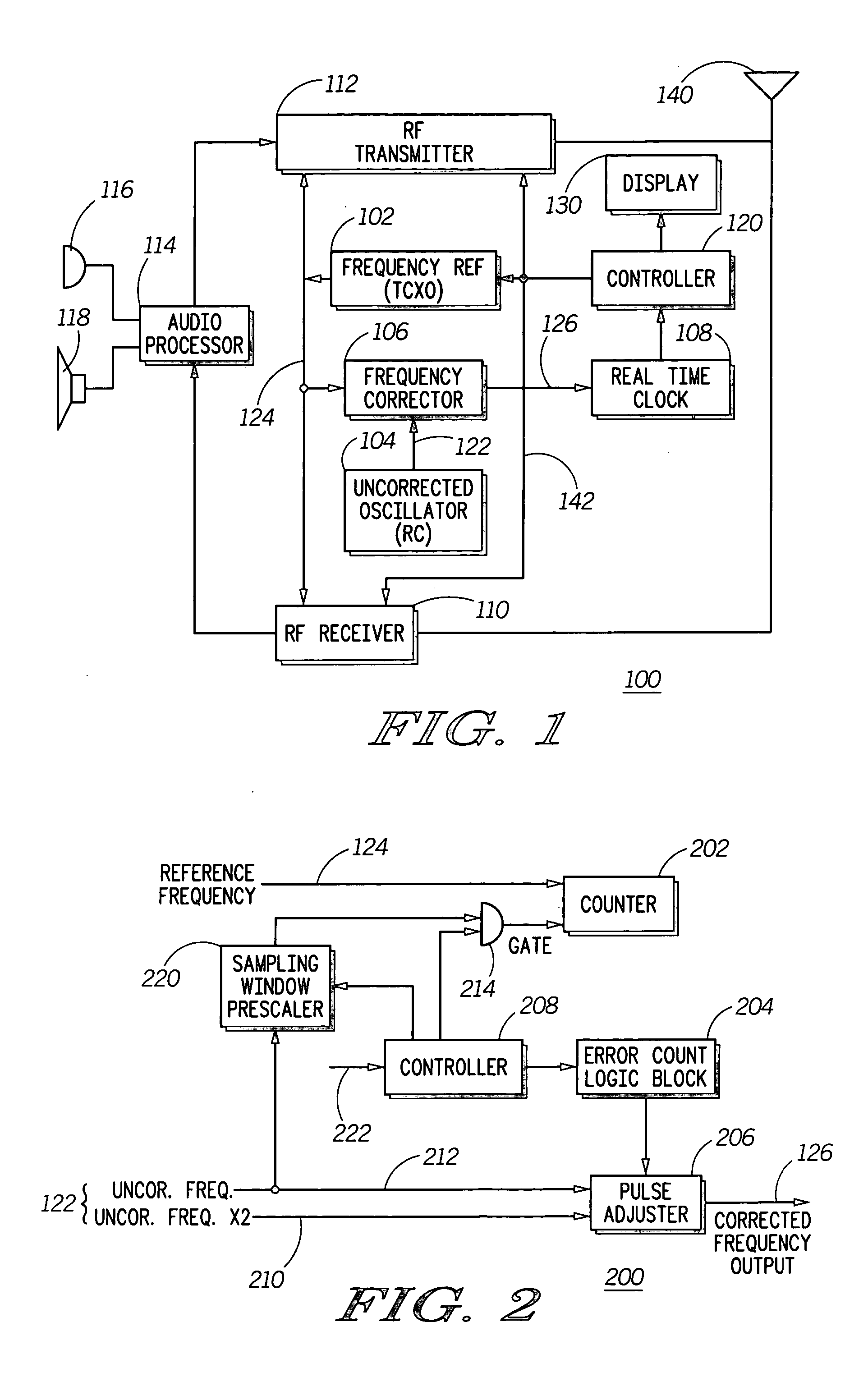 Method and apparatus for frequency correcting a periodic signal