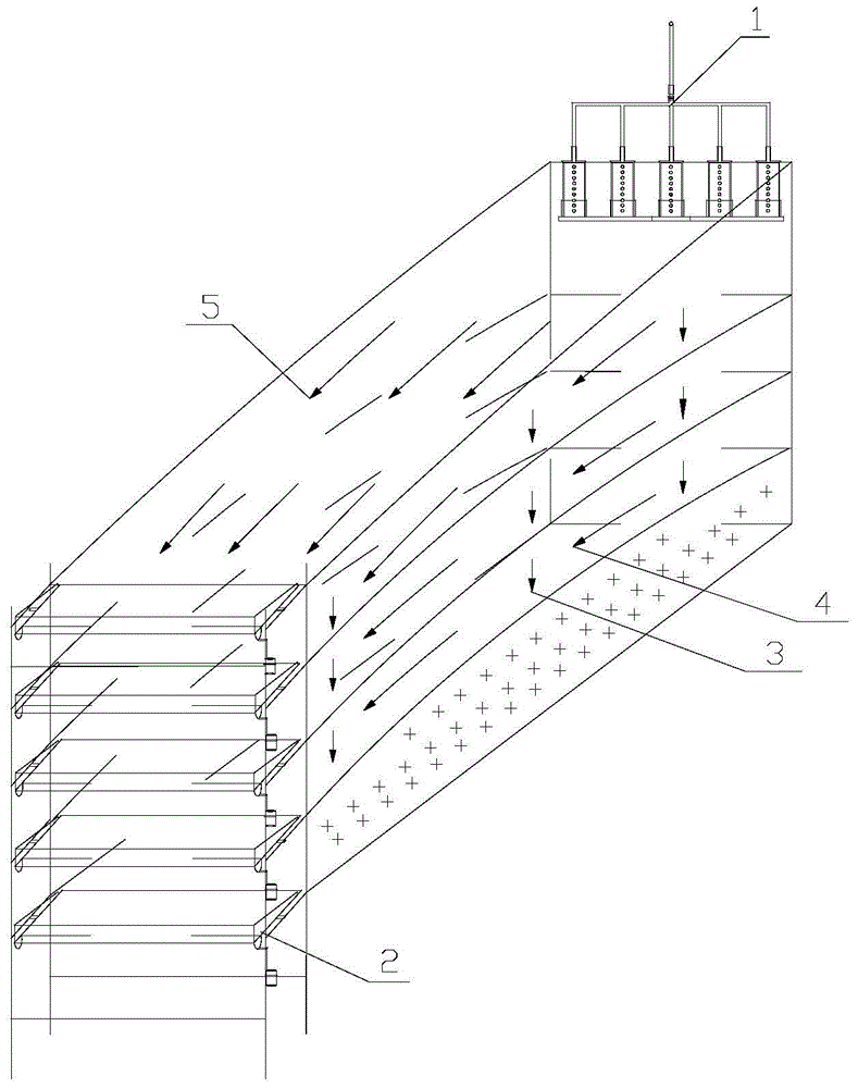 System and method for measuring flow velocity and flow in slope soil