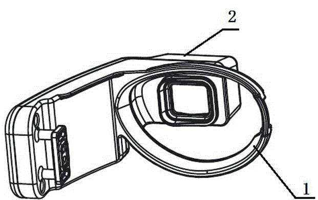Intelligent swimming goggle capable of displaying swimming data