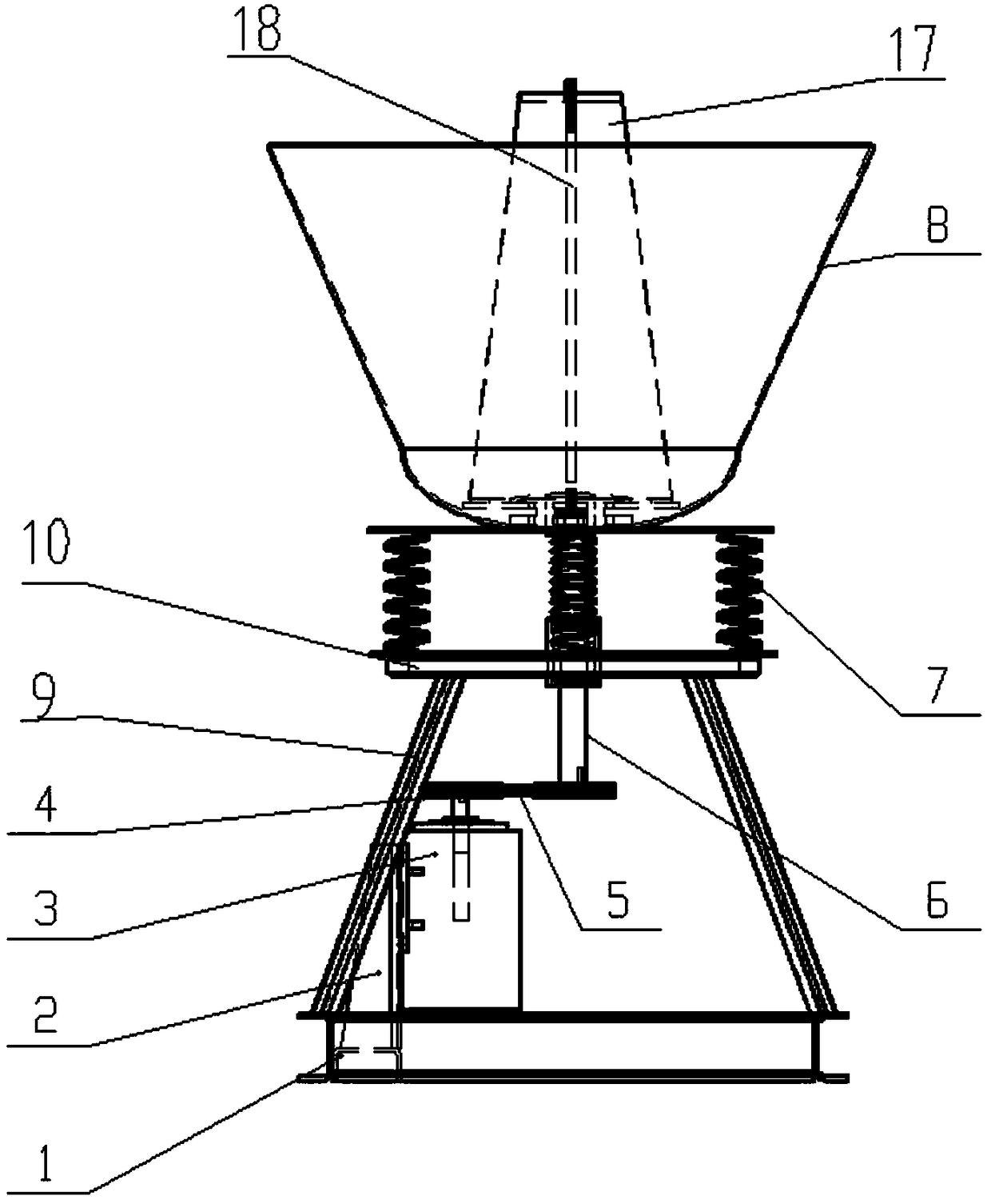 Novel accessory derusting equipment and working method thereof