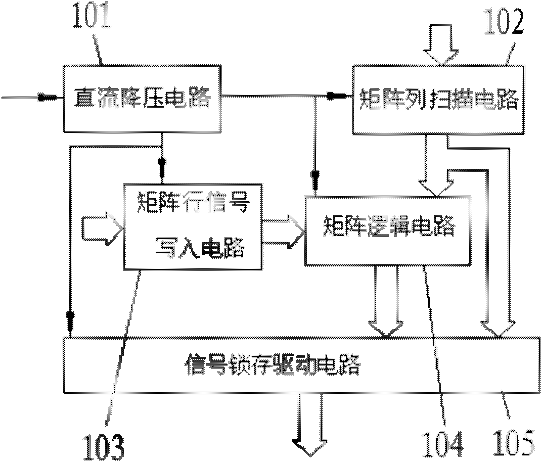 Matrix array switching value driver