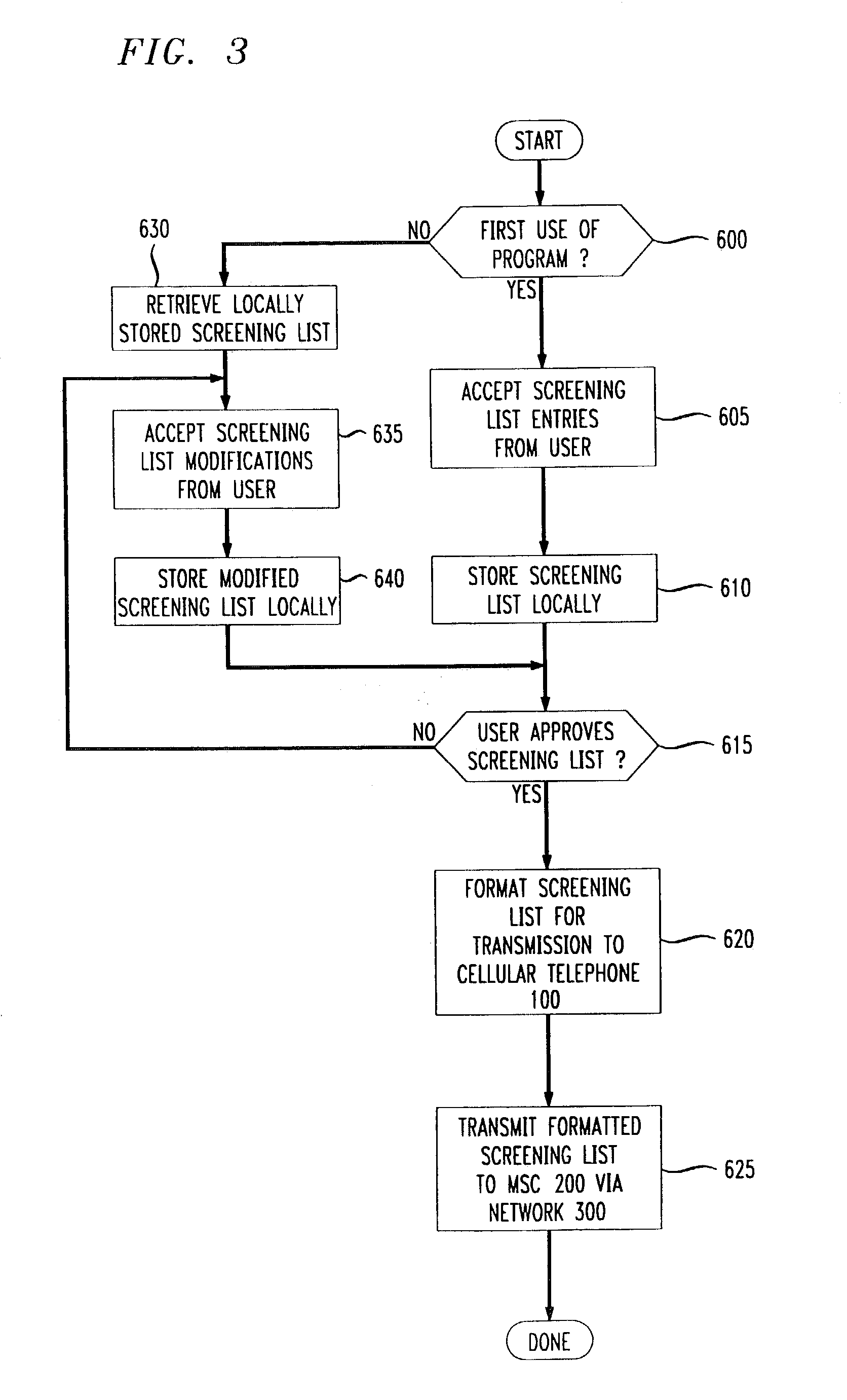 Wireless communication device with call screening