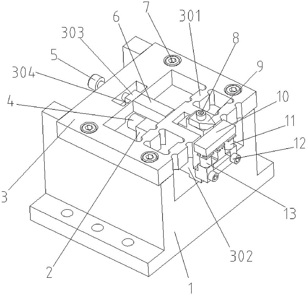 Method and device for measuring three-direction cutting force of fast tool servo turning