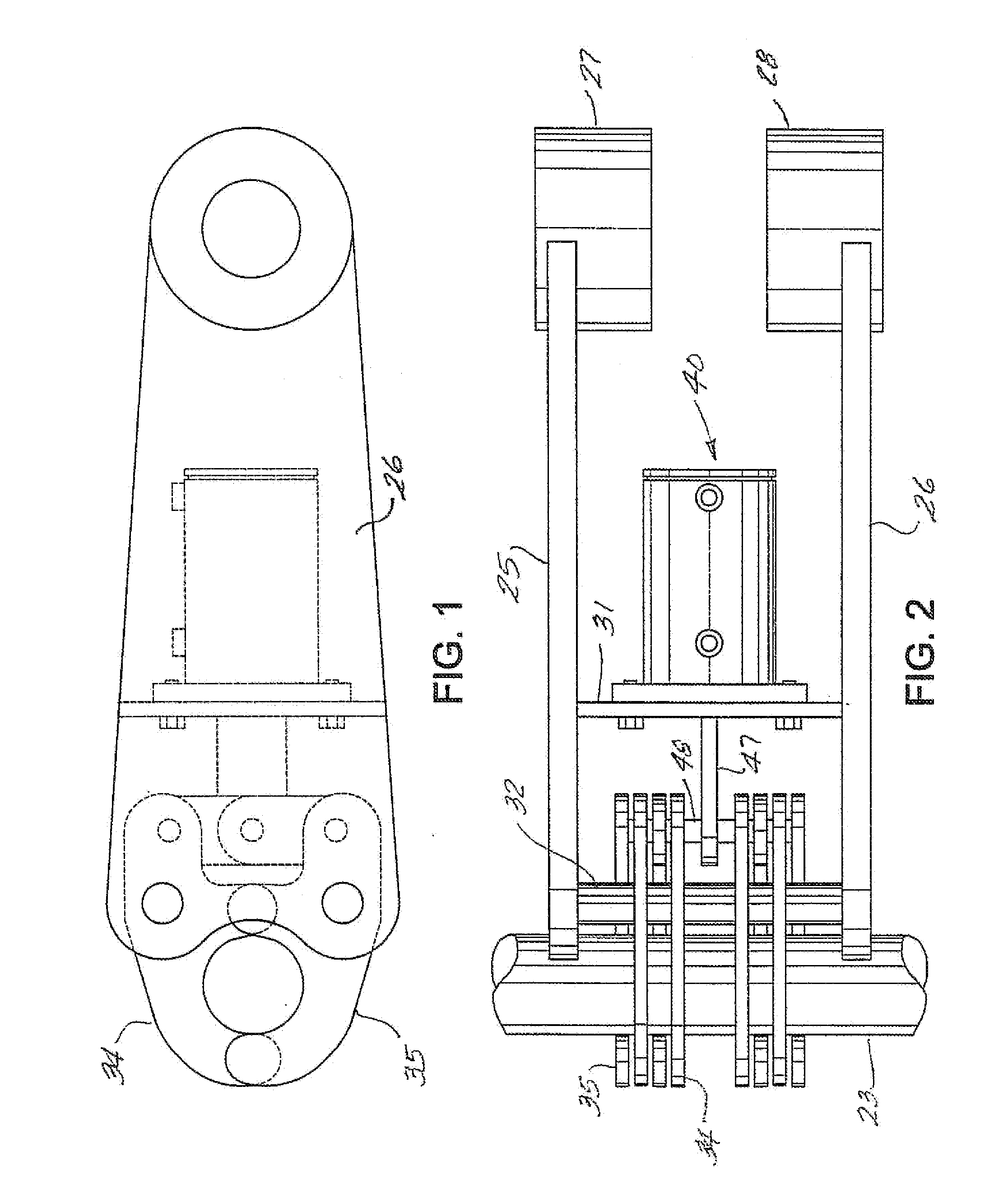 Dipper Stick with Implement Coupling Means