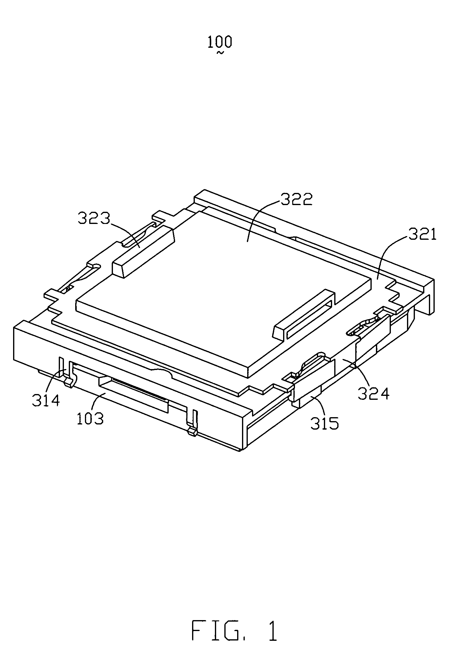 CPU socket assembly with package retention mechanism