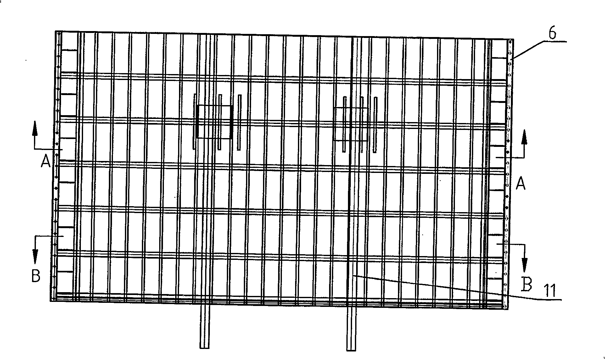 Steel boxed cofferdam and recovery method thereof