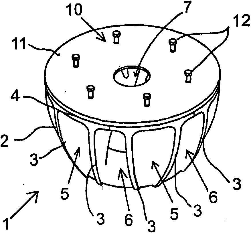 Rotor for a flotation machine, method for forming same, and method for maintenance of same