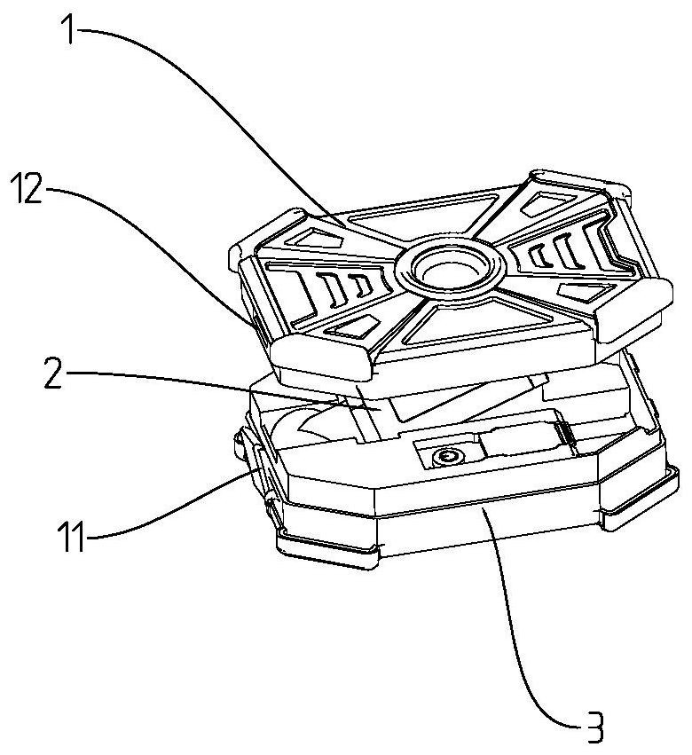 Folding working lamp