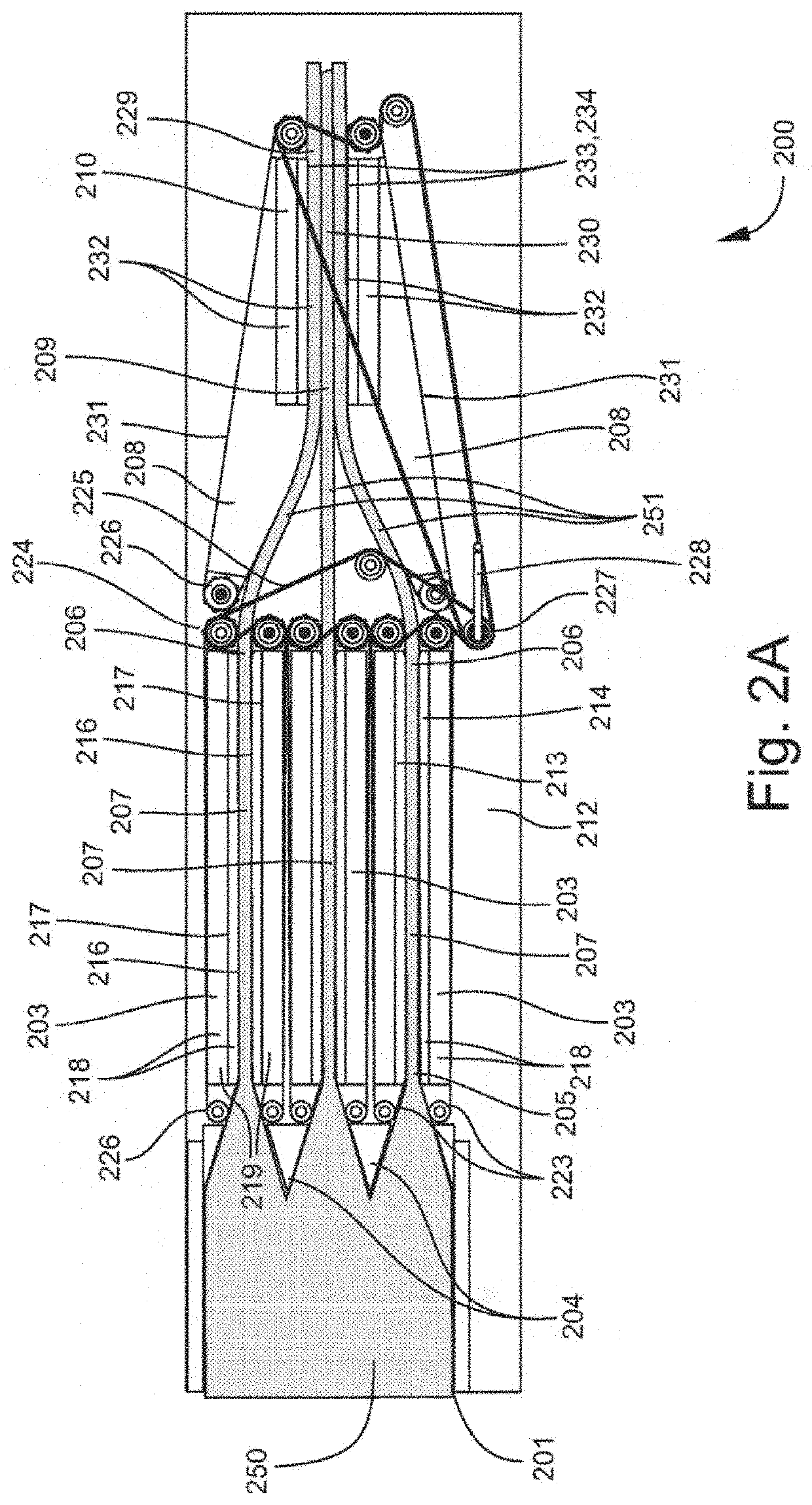 Method and device for forming composite pasta filata cheese