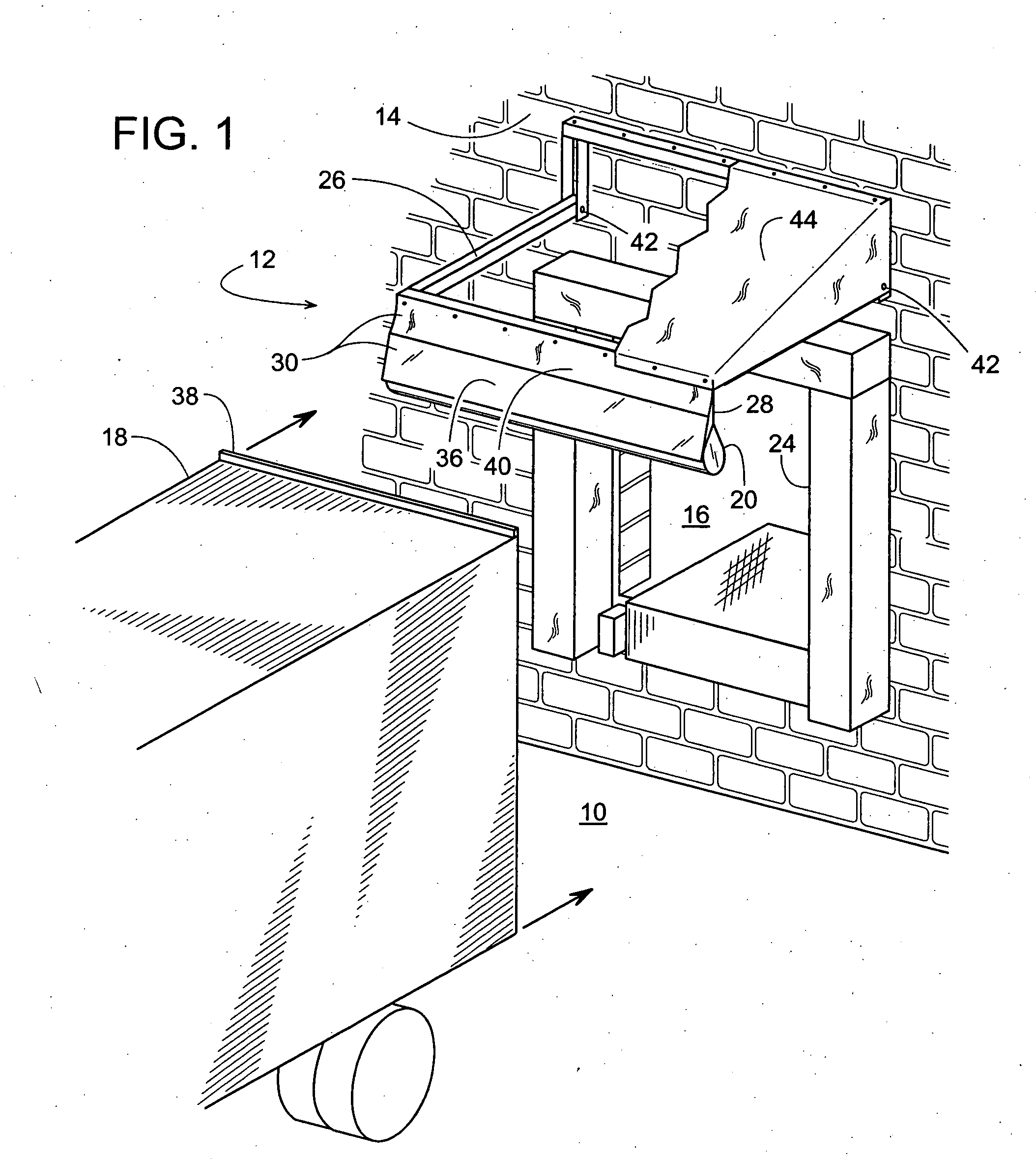 Water runoff deflector for a vehicle at a loading dock