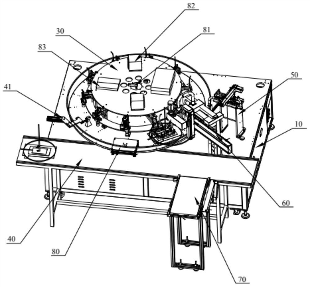 Multi-station OTP burning machine table used for medium-sized screen