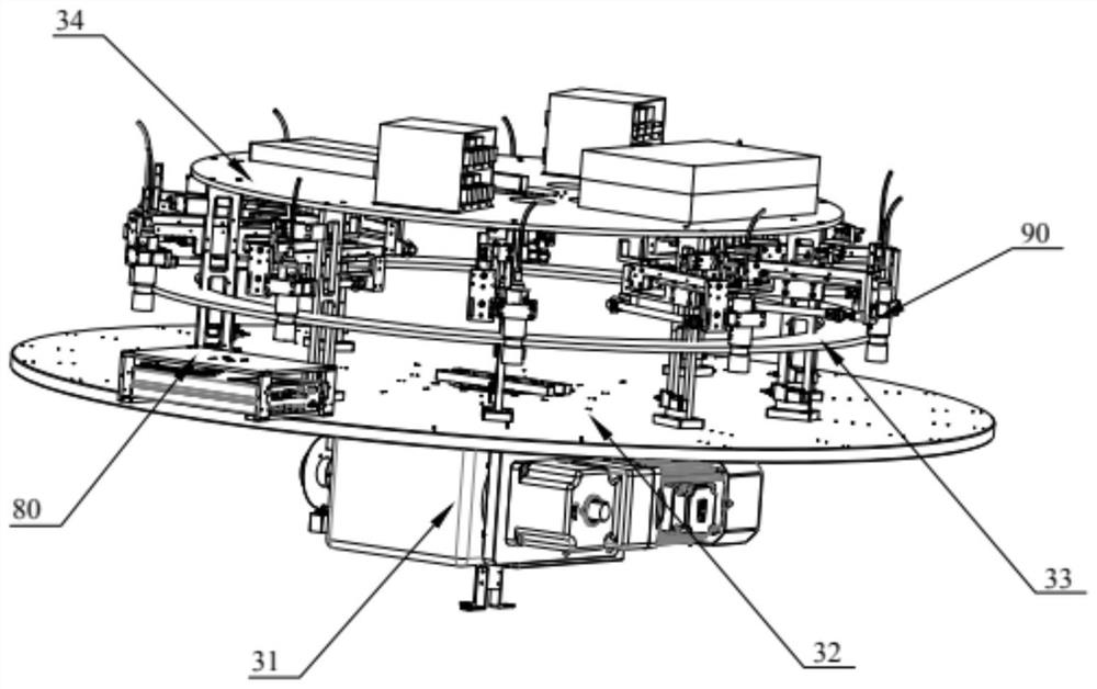 Multi-station OTP burning machine table used for medium-sized screen