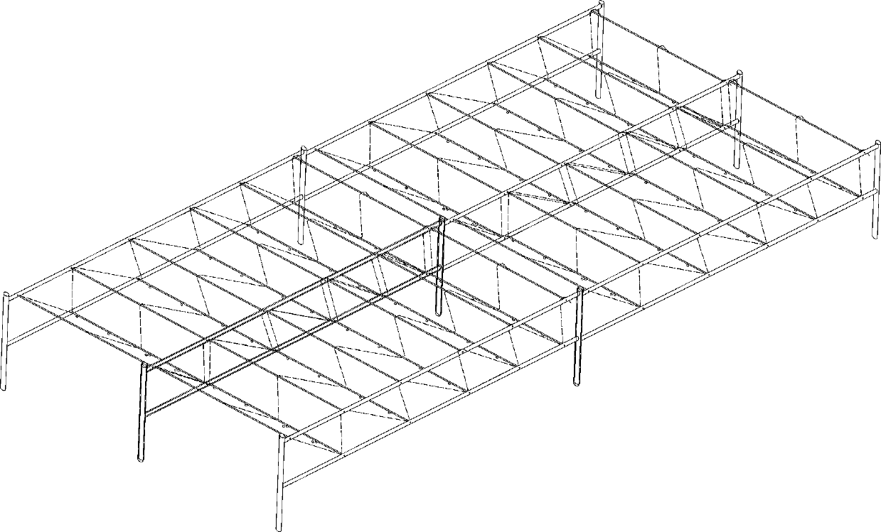 ''W''-shaped greenhouse