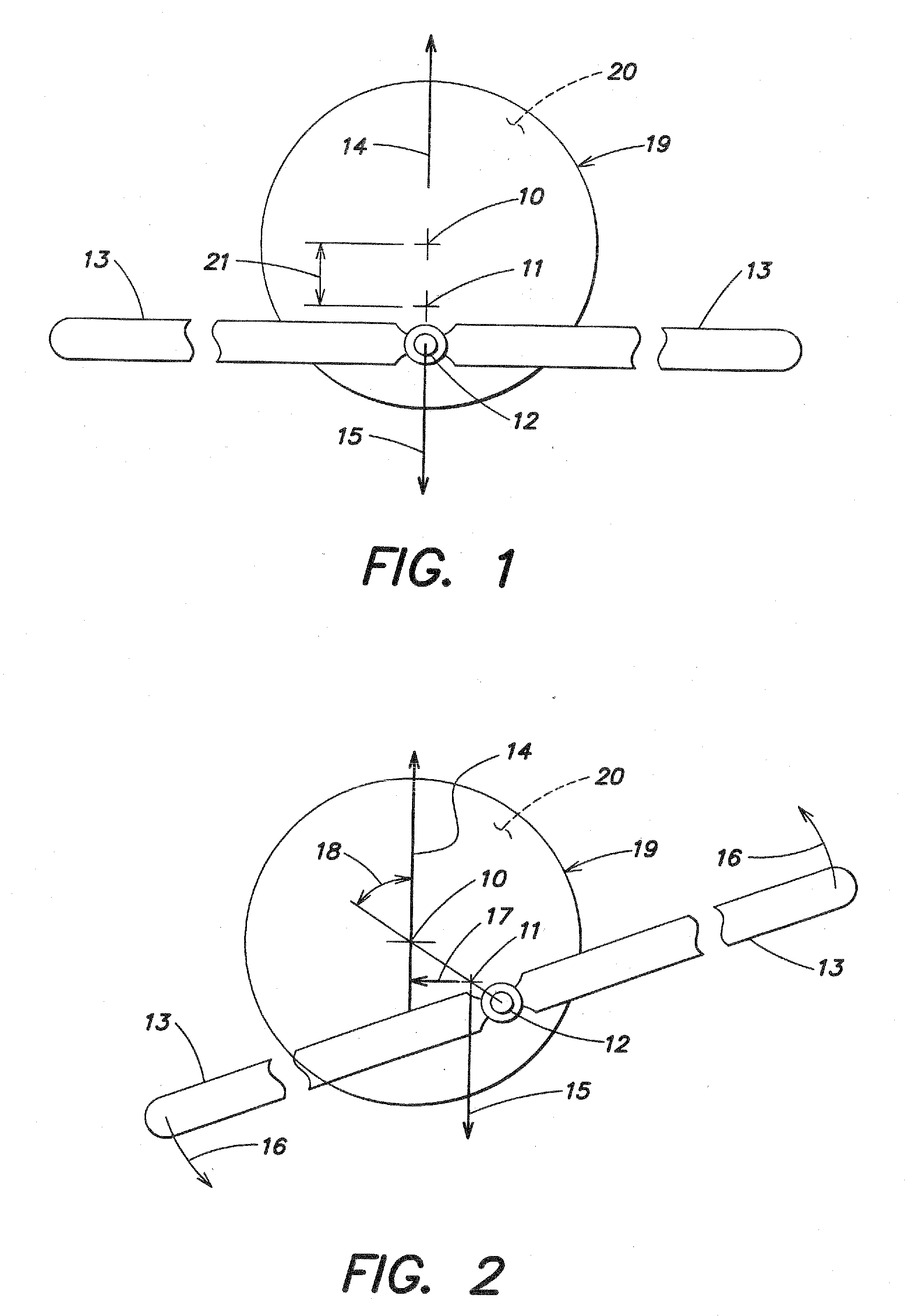 Airborne stabilized wind turbines  system