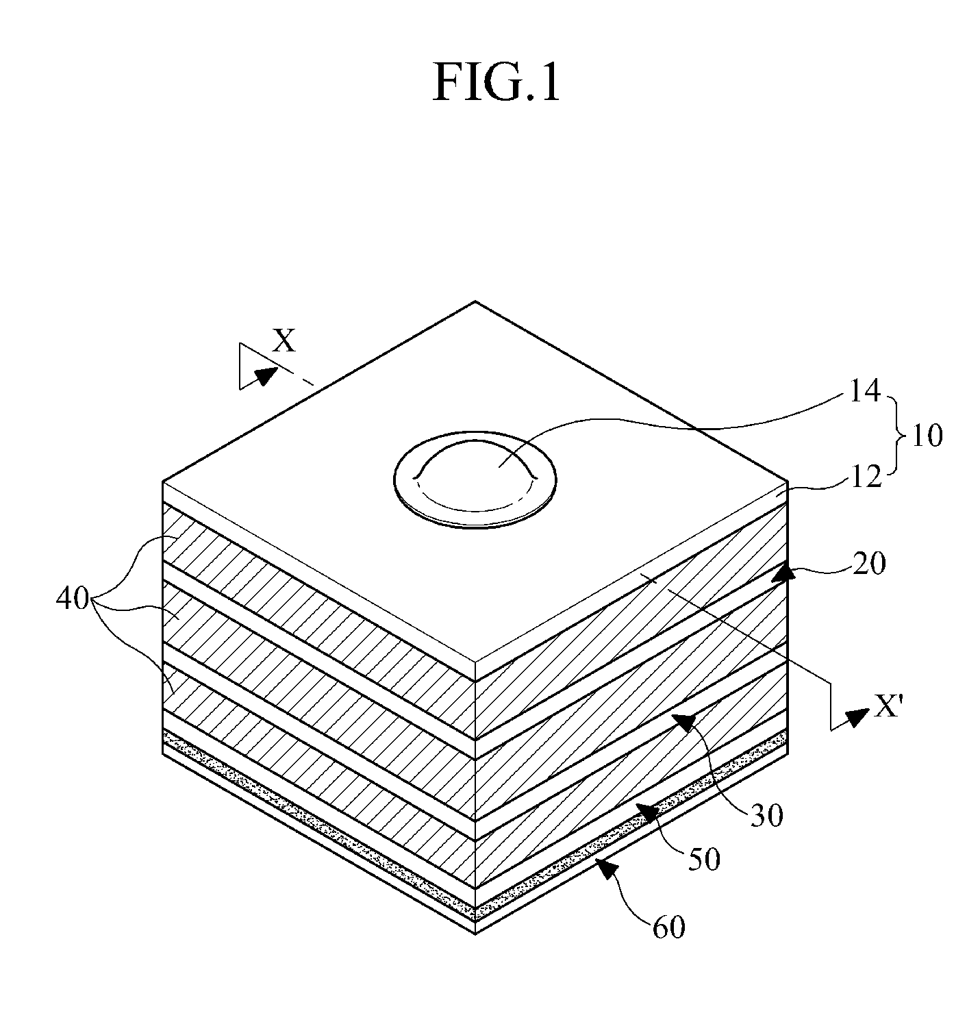 Wafer-level lens module and image pickup module including the same