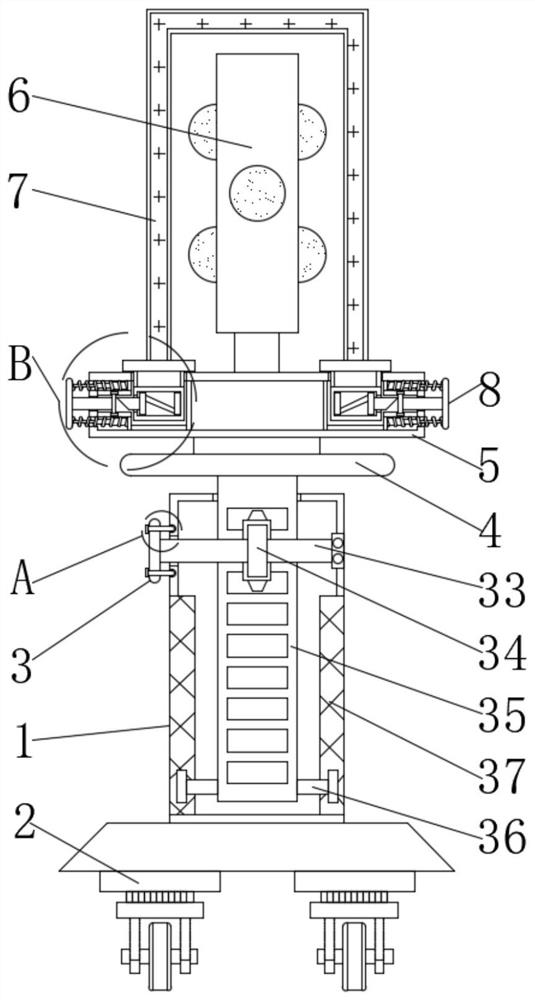 Portable indicator lamp for port logistics