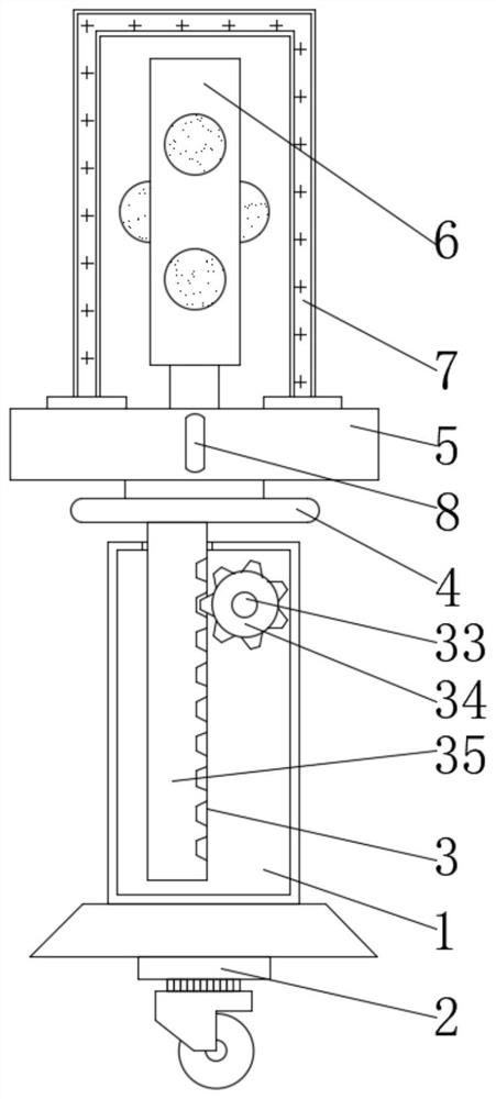 Portable indicator lamp for port logistics